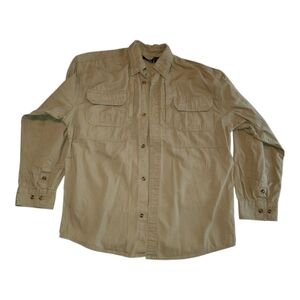 RedHead Boys Beige Button Down Shirt Size 14/16